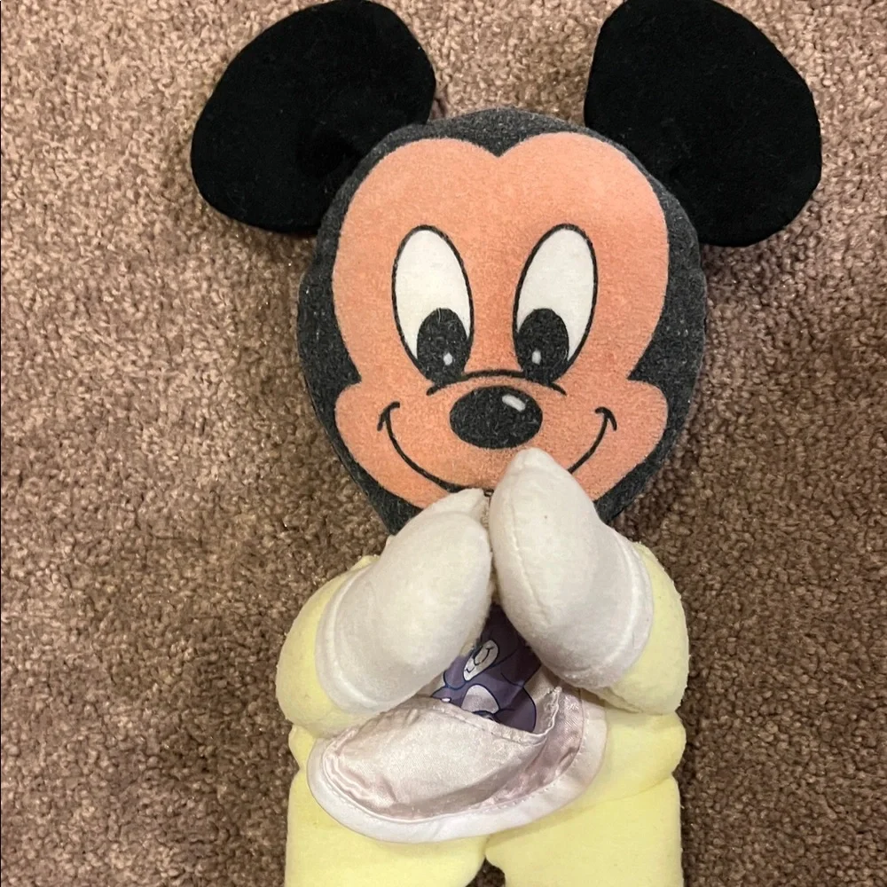 Vintage Disney baby Mickey Mouse Plush Toy